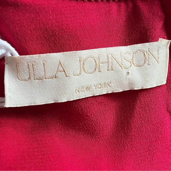 Ulla Johnson Caterina Red Black Stripe Fringed Maxi Dress 17882 - Picture 11 of 12